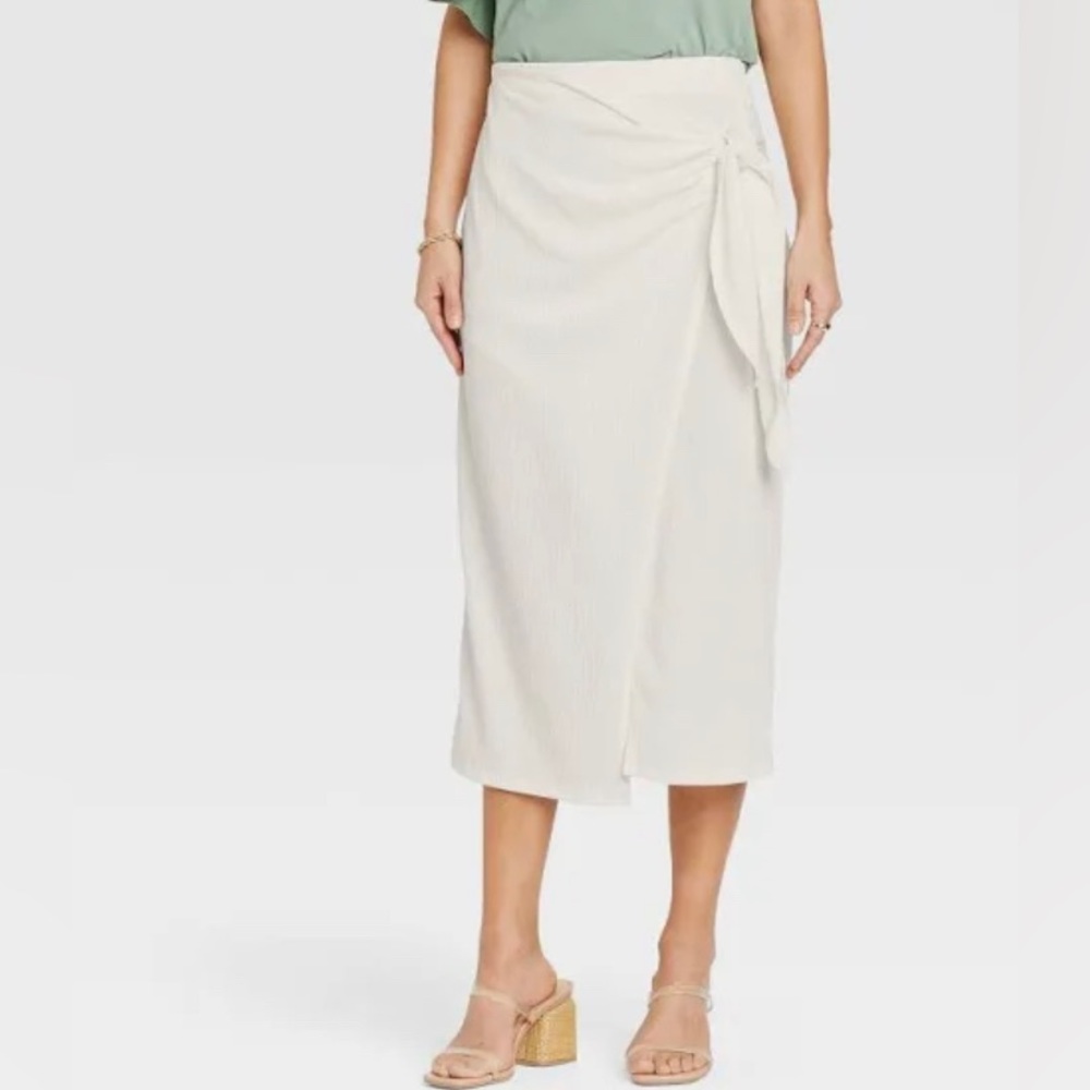 White Midi Skirt